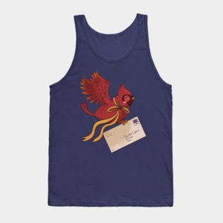 Cardinal Letter to Santa Tank Top